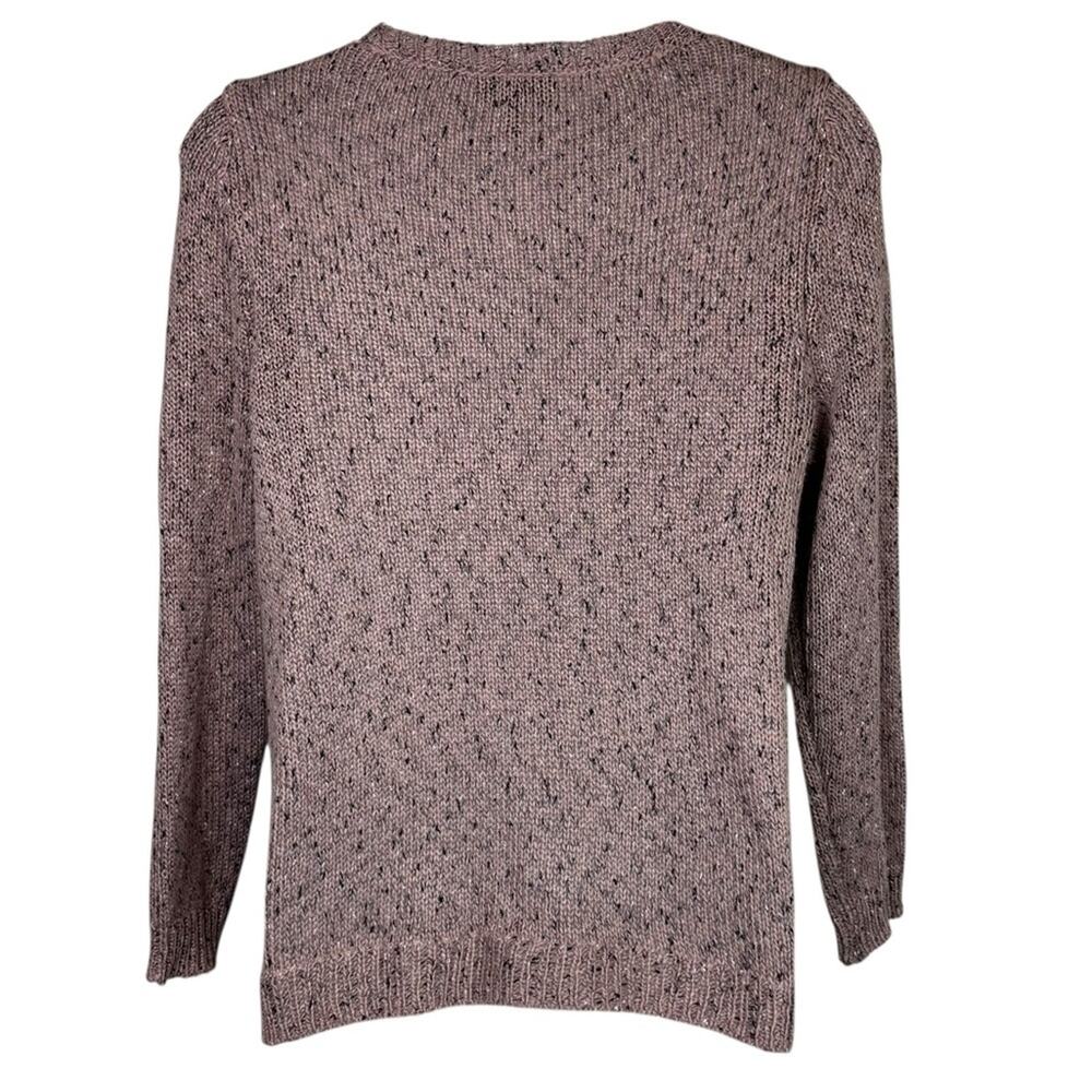Lane Bryant Textured Knit Sweater in Soft Mauve Size 18/20 - Picture 3 of 6